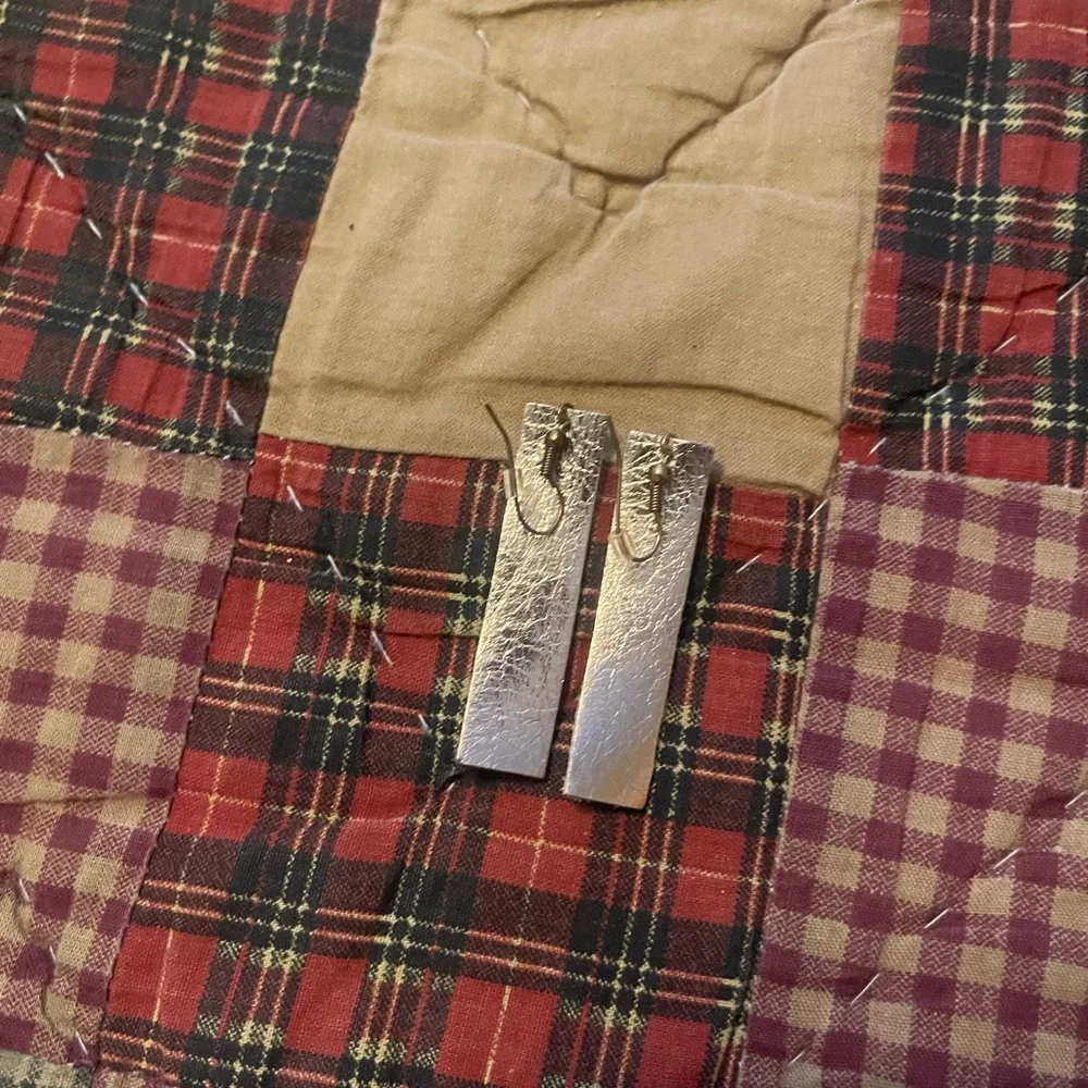 Leather earrings - Picture 1 of 1